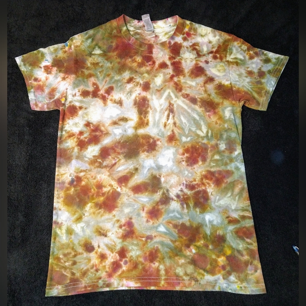 Camo Ice Dye Tie Dye T Shirt ~ Sz S